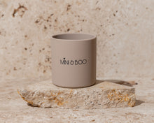 Load image into Gallery viewer, Mini and Boo silicone kiddy cup – 250 ml plastic-free, BPA, lead and phthalate-free, soft silicone, dishwasher safe toddler transition cup with flat bottom for stability.