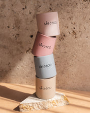 Load image into Gallery viewer, Mini and Boo silicone kiddy cup – 250 ml plastic-free, BPA, lead and phthalate-free, soft silicone, dishwasher safe toddler transition cup with flat bottom for stability.