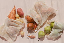 Load image into Gallery viewer, Organic Cotton Mesh Produce Bag (3 pack)