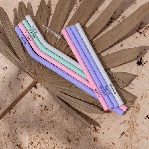 Mini & Boo silicone straw pack